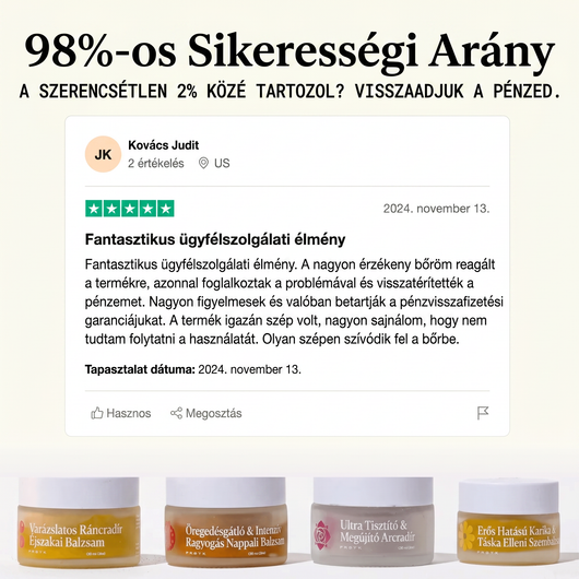 Derma - Teljes Bőrfiatalító Rendszer - 4db Balzsam